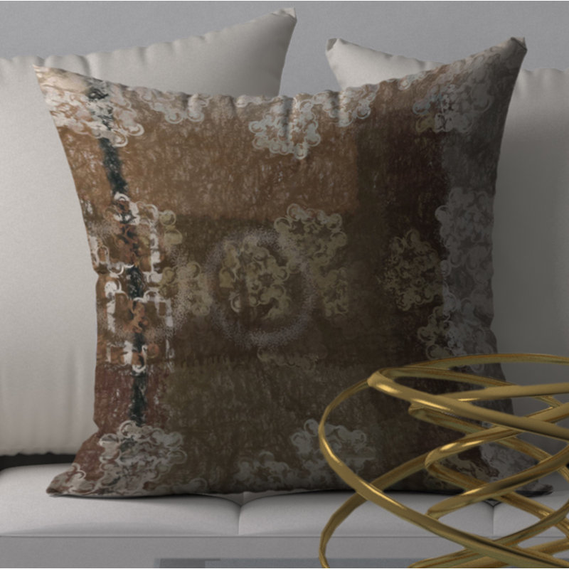 Housse de coussin carrée/insert, 18 po x 18 po