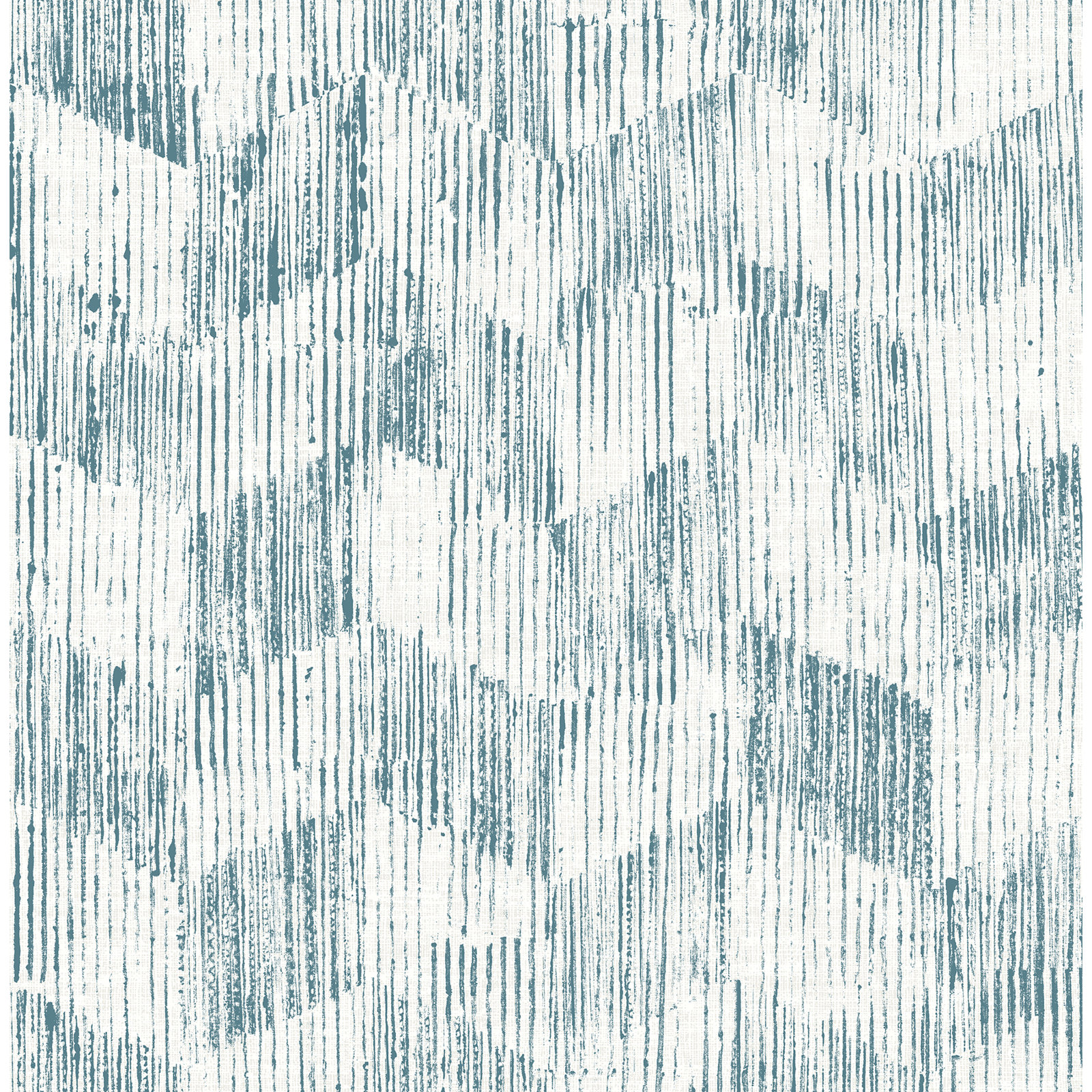 Preslar Modern Geometric Wallpaper, Teal