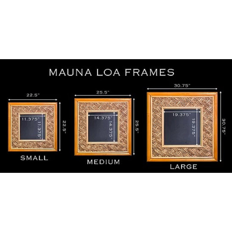 Finished Art In Medium Mauna Loa Frame