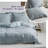 100% Linen Euro Sham Covers With Ruffle, 2Pcs Pillow Covers 26X26 Inches-115133254