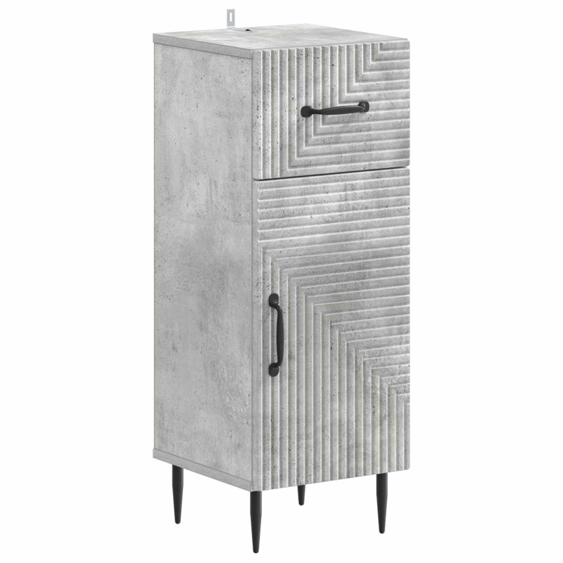 Bathroom Cabinet, Concrete Grey