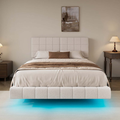 Lit flottant avec lumière pour chambre Boucle