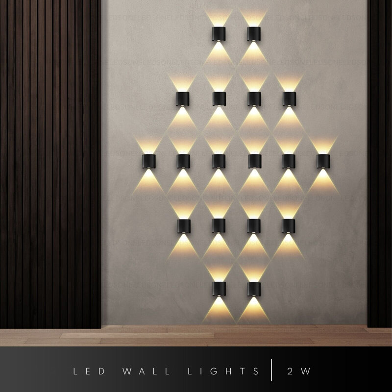 Avren Black 8cm H Integrated LED, 1 Light