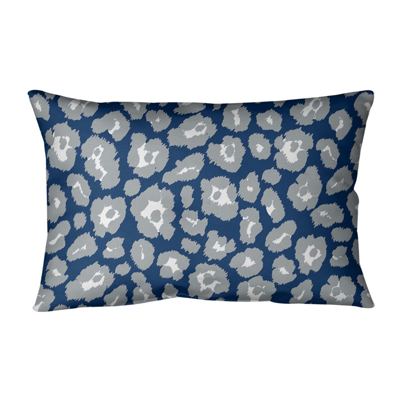 Housse de coussin rectangulaire Indianapolis football, Bleu, Polyester sergé