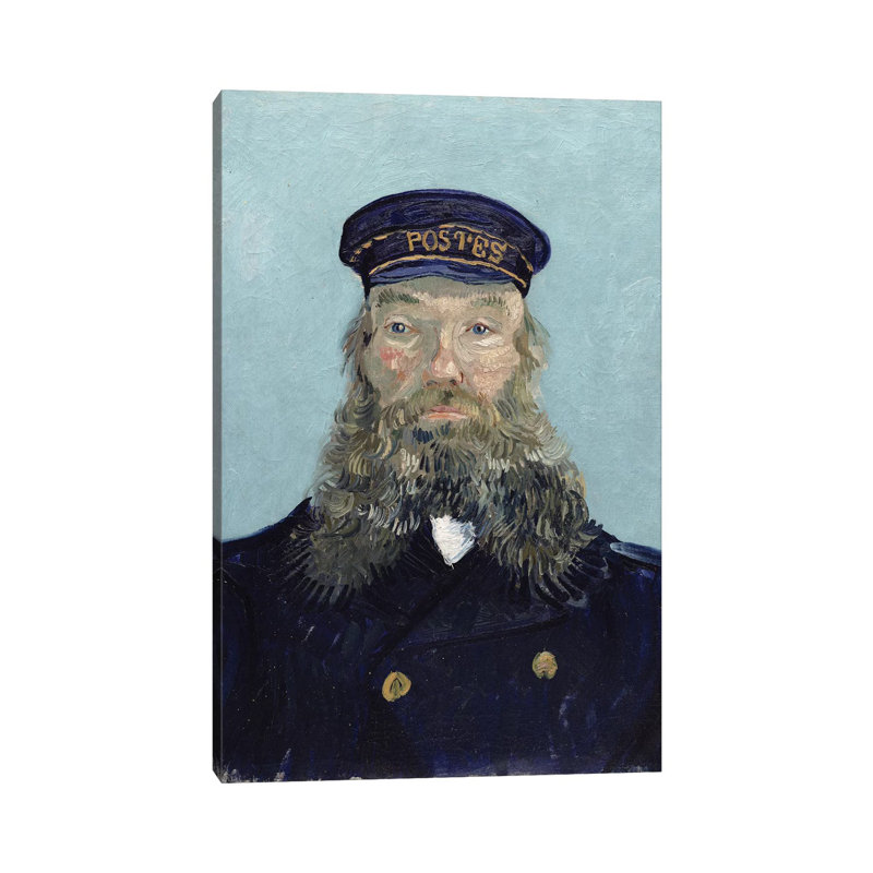 Portrait Of Postman Roulin, 1888 by Vincent Van Gogh - Wrapped Canvas Painting, 152.5 cm H x 101.5 cm W