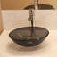 Lavabo de salle de bain vasque circulaire en verre translucide-2666110-14517752