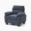 Chaise bleue