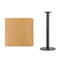 Plateau de table stratifié carré Jack avec base à hauteur de table-1984142537-1984142531