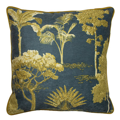 Floral Square Throw Pillow Cover