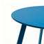 Table basse ronde en acier pour patio, grande table d'appoint extérieure résistante aux intempéries, l 27,5 po x P 27,5 po-995157204