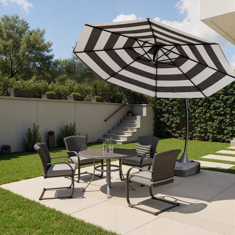 Parasol excentré en porte-à-faux Furio, L 137,8 po x P 137,8 po