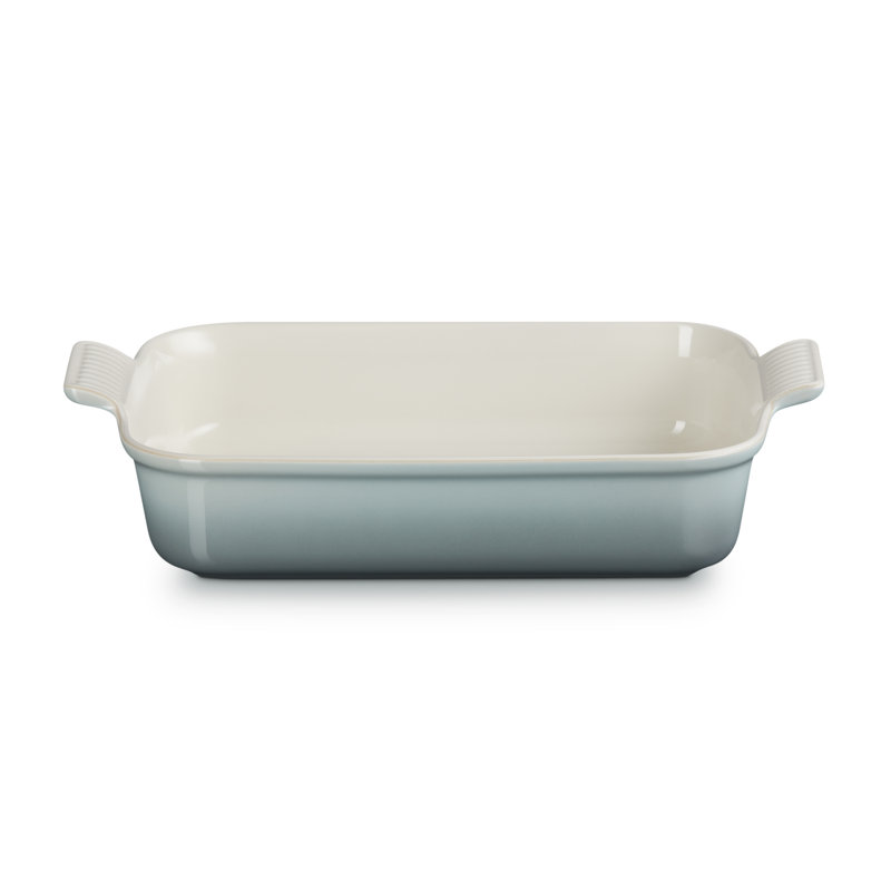 Le Creuset Stoneware Heritage Rectangular Dish, 32cm/3.85L, Sea Salt