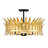 Hend Flush Mount in True Gold-1068834815