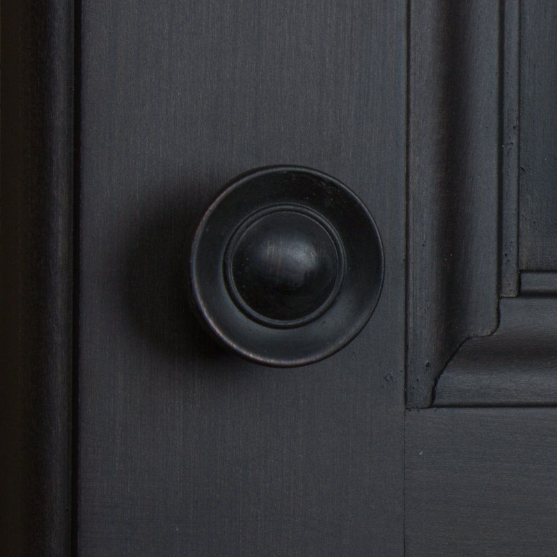 1" Diameter Mushroom Knob, Oil Rubbed Bronze