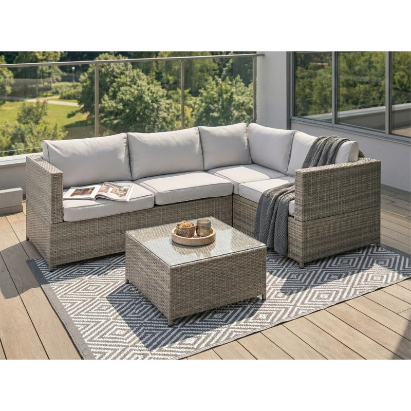 Outdoor Cushion Cover Set AVOLA Light Grey