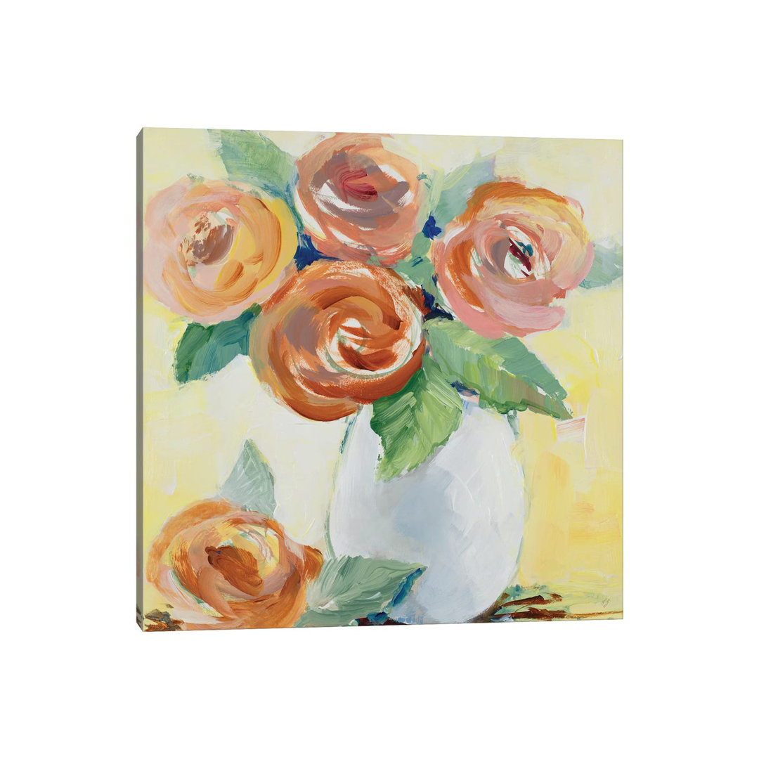 Sunny Blooms by Lanie Loreth - Wrapped Canvas Gallery-Wrapped Canvas GiclÃ©e