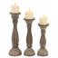Ensemble de trois porte-bougies de table 15 po-1705218971