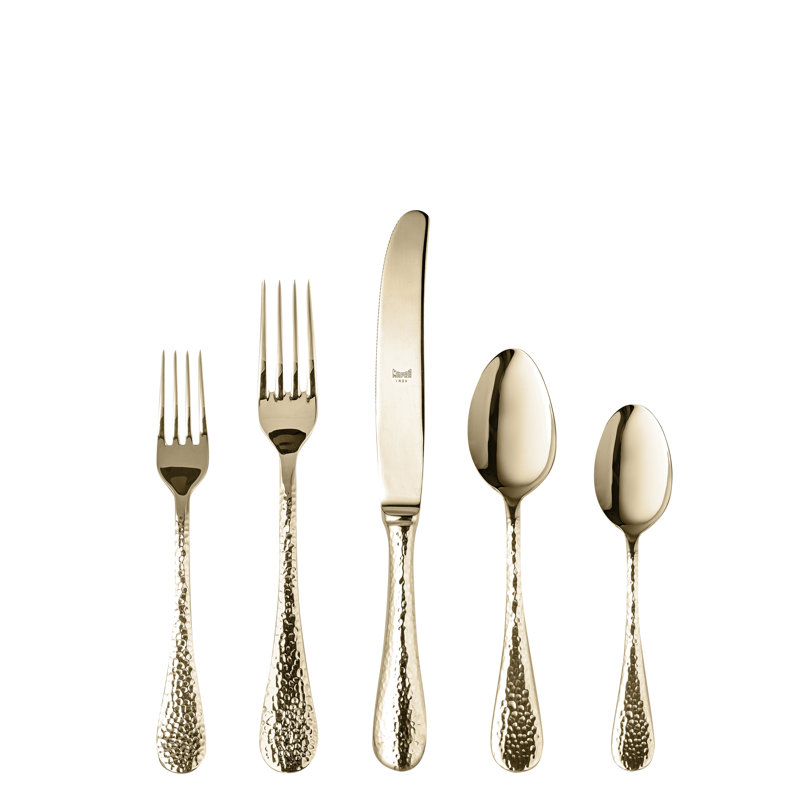 MEPRA Epoque Stainless Steel Flatware Set, Champagne