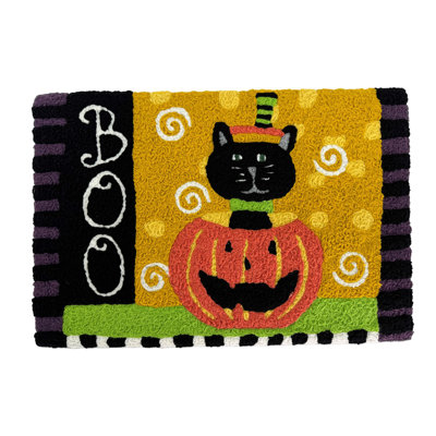 Tapis The Holiday Aisle® Boo Kitty