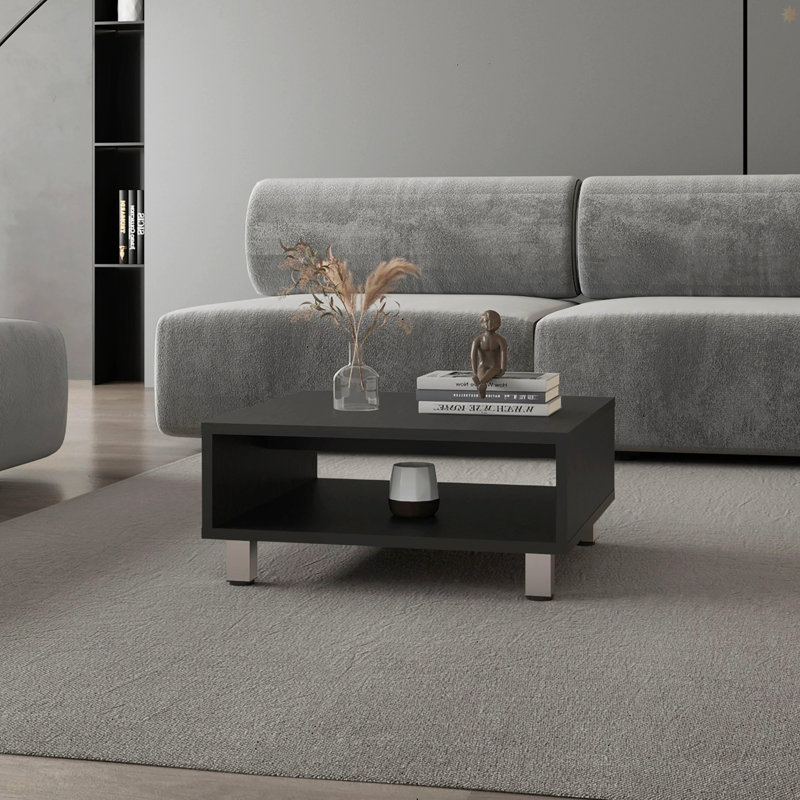 Table basse avec rangement ouvert
