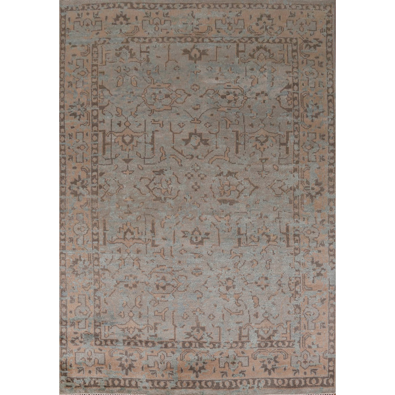 Tapis indien fait à la main Oushak 8 x 10