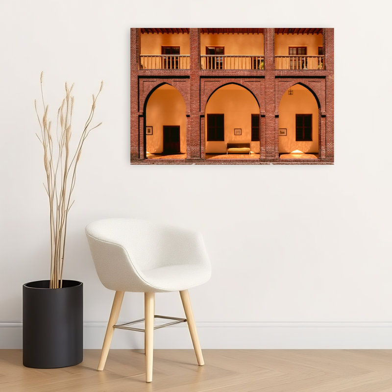 «Classic Brick Arches», impression sur toile, 24" H x 36" W