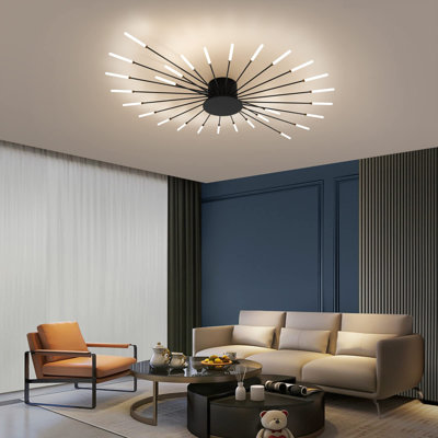Chayten 28 - Light 105cm Semi Flush Mount