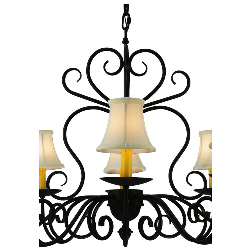 Lustree 8 lumières façon bougie classique Wykoff