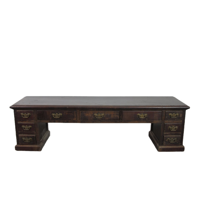 Console en bois massif 64,6 "