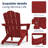Wolak Foldable Outdoor Adirondack Chair-868332007