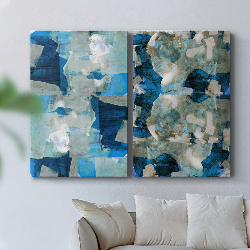 Impasto I - Toile tendue avec châssis de qualité supérieure - Prêt à accrocher