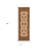 9' Tan And Brown Oriental Runner Rug