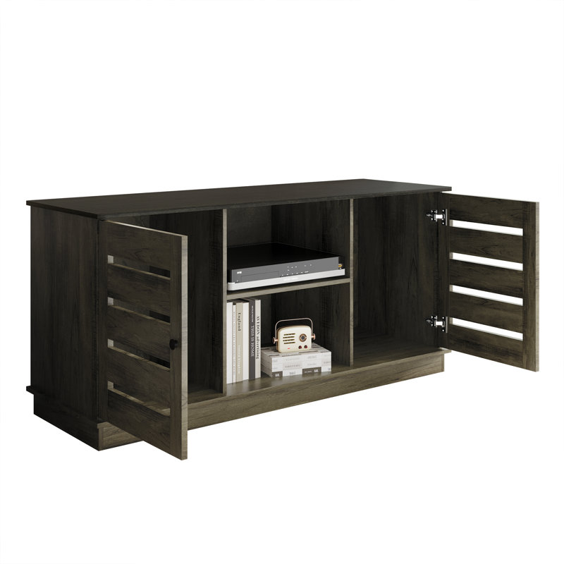 Crédence de rangement l 15,76 po Abbriella, Brun