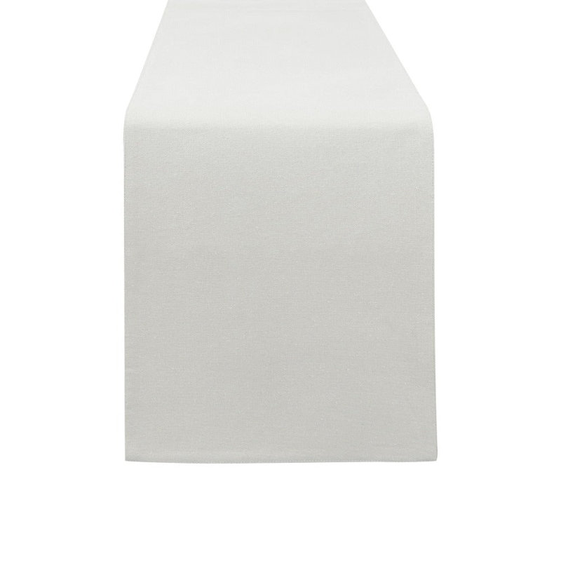 Premium Solid Rectangle Cotton Table Runner, 13" x 54", Gray
