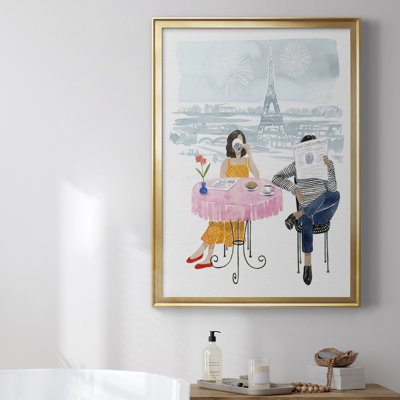 Toile de qualité supérieure Paris In Love II - prête à être accrochée