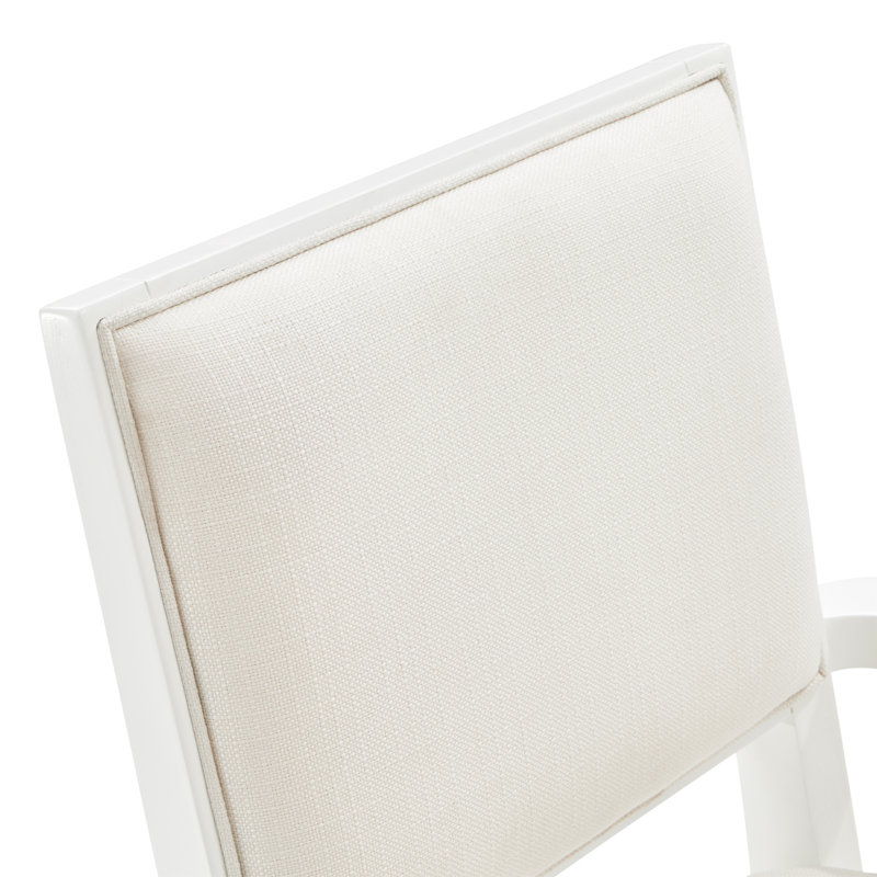 Palm Gate Arm Chair - Cloud White