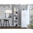 Thorndike 2-Shelf Rectangle Pantry Cabinet White-1206307581