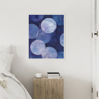 «Amethyst Moons II» par Grace Popp, reproduction d'art sur toile encadrée