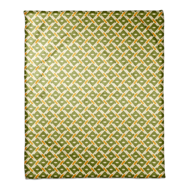 Jeté de diamant fantaisiste, vert