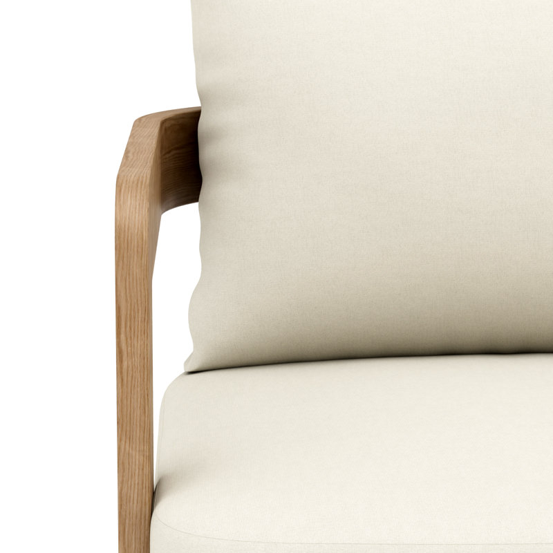 Assembly Free Chair, Wood Look Finish: 0% Deforestation, 100% Wood Soul, Outdoor Aluminum Chair,  Wood Grain Veneer chairs for Patio