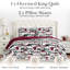 Ensemble de couette réversible surdimensionnée Merry Town de Southshore Fine Linens, literie de Noël en microfibre doublement brossée 100 g/m², 1 couette et 2 taies d'oreiller, grand lit/queen-1287002567
