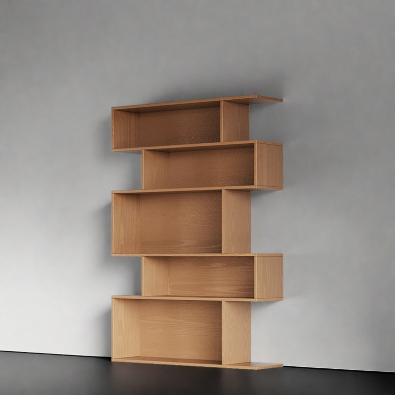 Bibliothèque créative et tendance, (5 tablettes) H 66,9 po x l 47,2 po x P 11,8 po