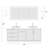 1 - Light Hardwired Dimmable Armed Sconce