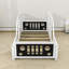Lit plateforme simple avec roulettes-1937595631
