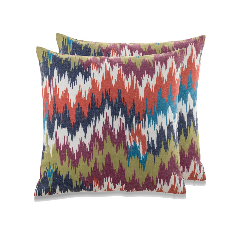 Housse de coussin en lin Kyoto, Vert