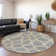 Premium Machine Washable Cossette AMF1041 Circles Rug