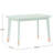 Kids 4-Piece Wood Seating Set With Table, 2 Chairs, And Bench Seat For 2-1555409881