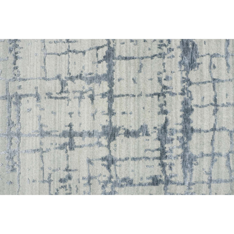 Area Rug in Gray/Beige, Rectangle 8' x 10'