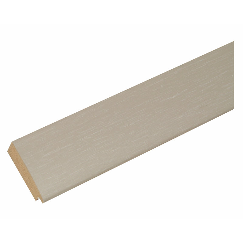 Wood Bevelled Picture Frame, 19.69" x 27.56", Beige