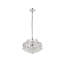 Luminaire suspendu à niveaux unique à 3 lumières avec détails en cristal Kieron-700501189-700501190